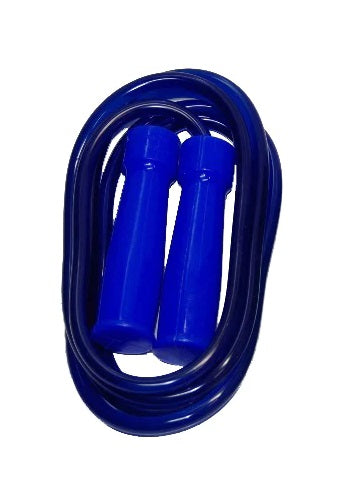 A Muay Thai skipping rope with solid handles and a solid rope design.