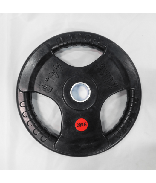 WEIGHT PLATES TRI GRIP 5KG BLACK