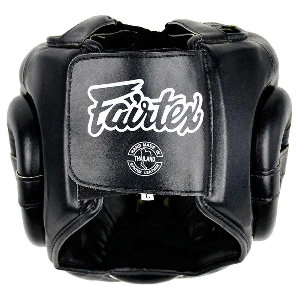 Fairtex full face muay Thai head guard back