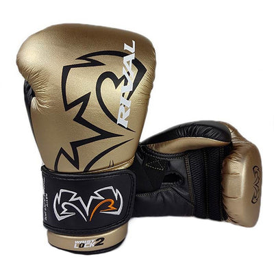 Rival RS11V boxing gloves gold