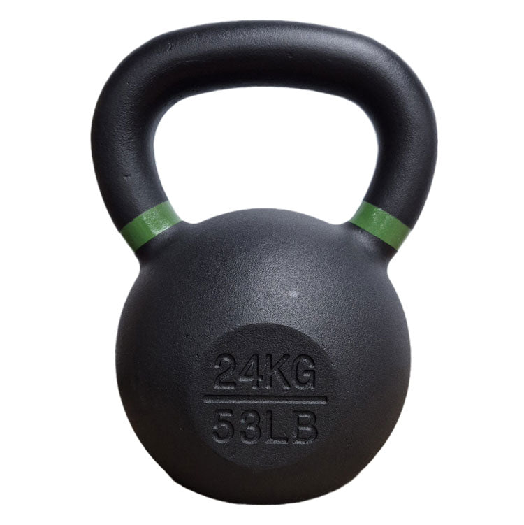 A black kettlebell marked with &#39;8KG 