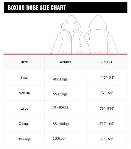 BOXING ROBES Black white piping