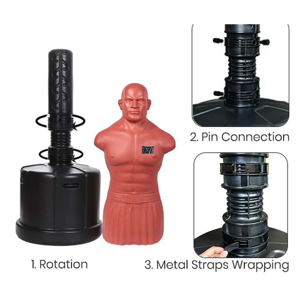 Free standing adjustable bob with base and connections.