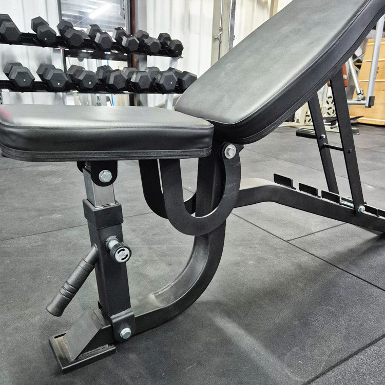 Incline weight bench with decline