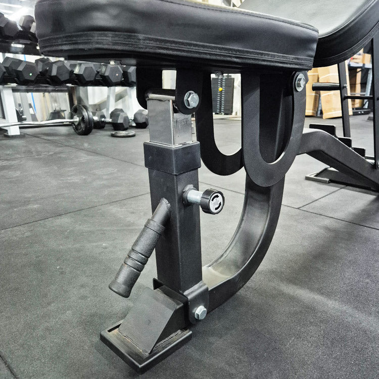 Incline bench seat adjustment
