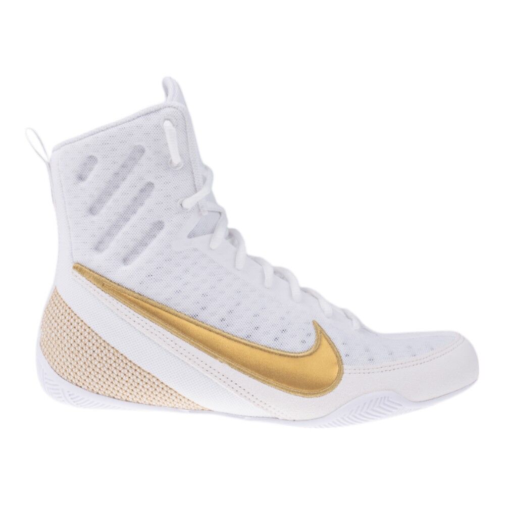 Nike Machomai boxing shoe white gold