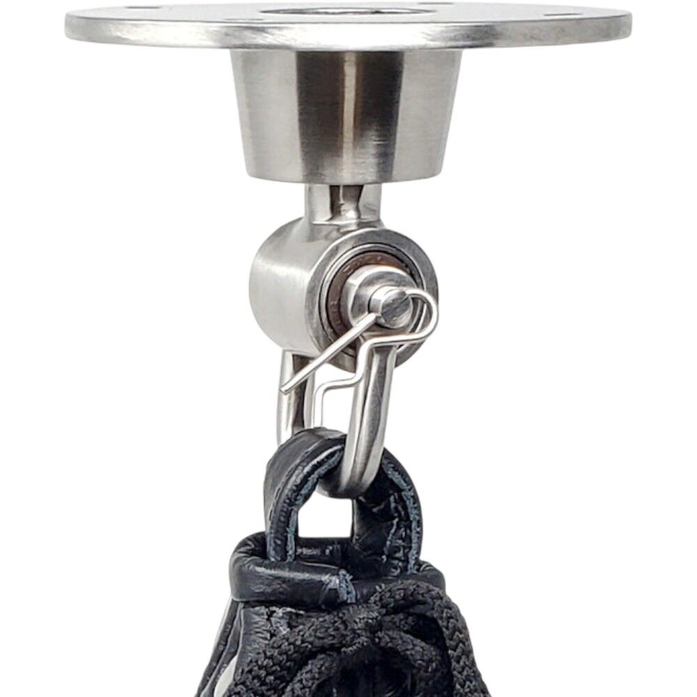 Pro Boxing speedball swivel showing bearings and speed ball