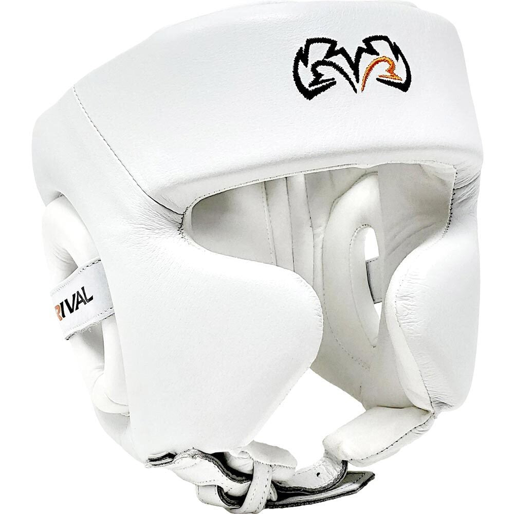 Rival pro am boxing head guard white
