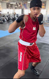 Ace boxing singlets red