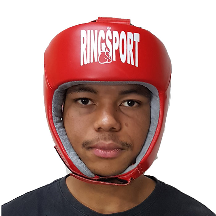 Open face boxing head guards