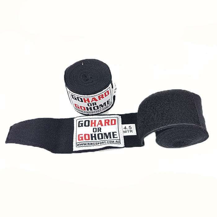 Go hard or go home boxing hand wraps