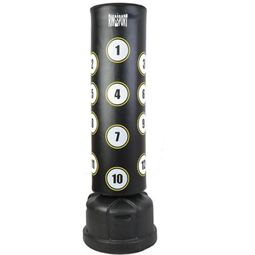 Free standing punching bag with numbers