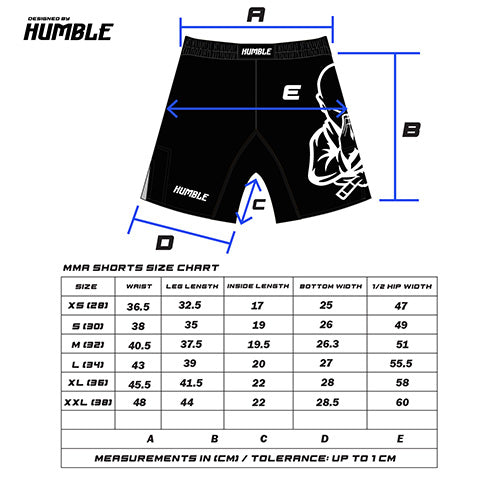 Assassin fight short sizes