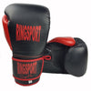 Super gel boxing gloves black and red