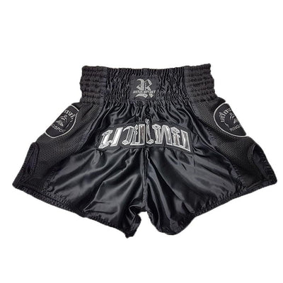 Air Muay Thai shorts black silver