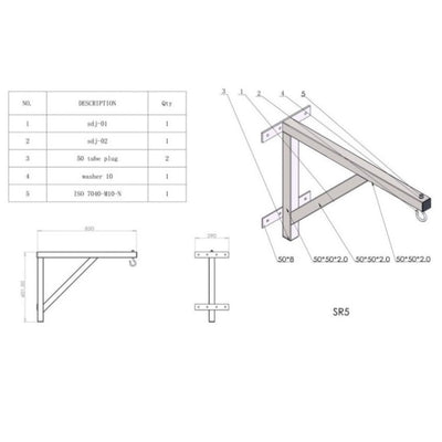 Boxing wall frame design