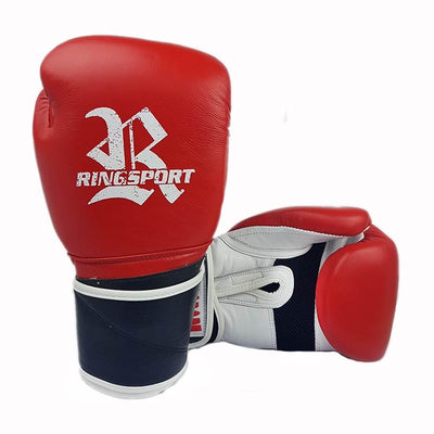 Raptor boxing glove red