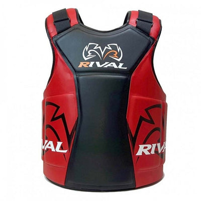 Rival boxing body protector red