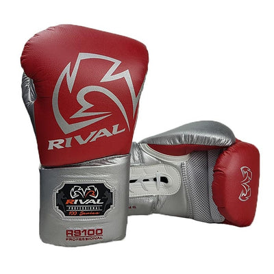 Rival RS100 boxing gloves red