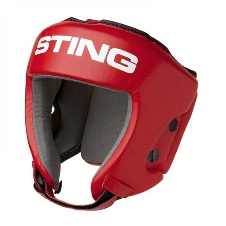 Sting AIBA approved boxing head guard Blue